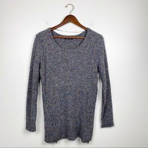Relativity Confetti Knit Sweater Gray
